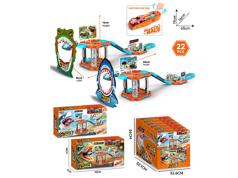 Diy Press Orbit Racing Car(12in1) toys