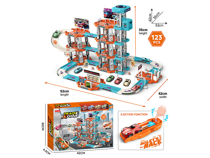 Diy Press Orbit Racing Car toys