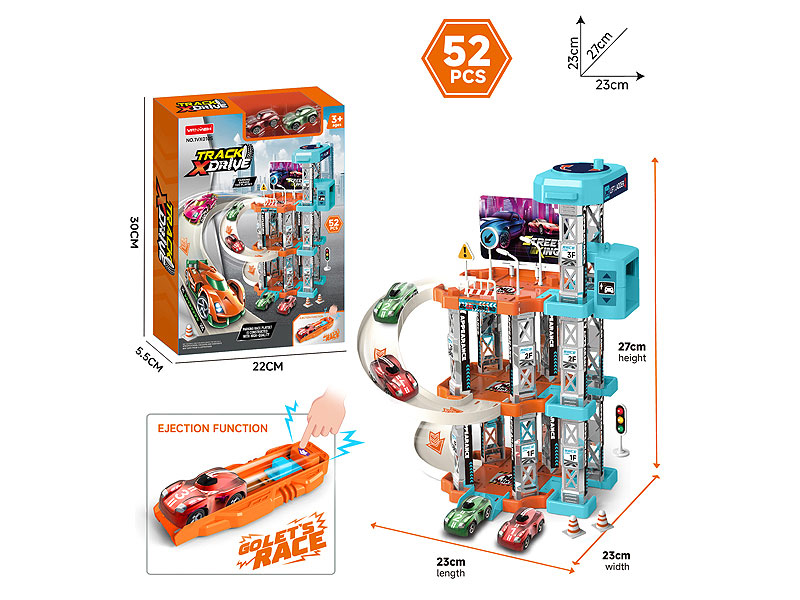 Diy Press Orbit Racing Car toys