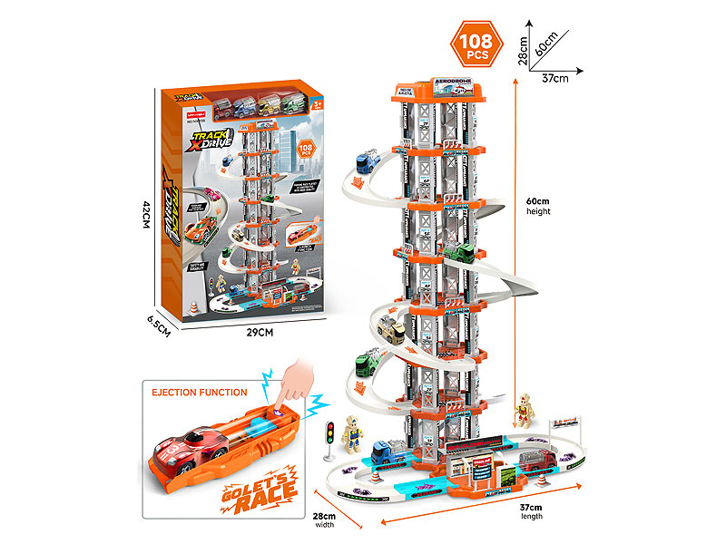 Diy Press Orbit Racing Car toys