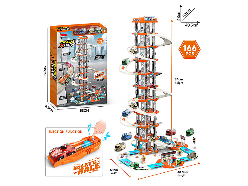 Diy Press Orbit Racing Car toys