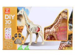 自装3D解刨长颈鹿