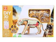 自装3D解刨老虎