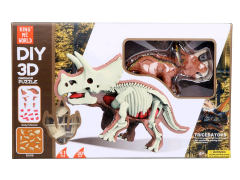 自装3D解刨三角龙