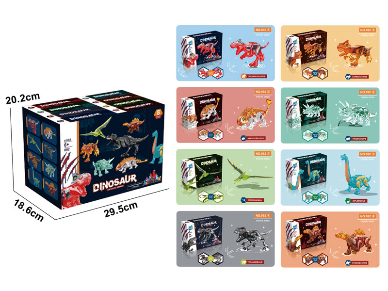 Diy Crystal Dinosaur(16in1) toys