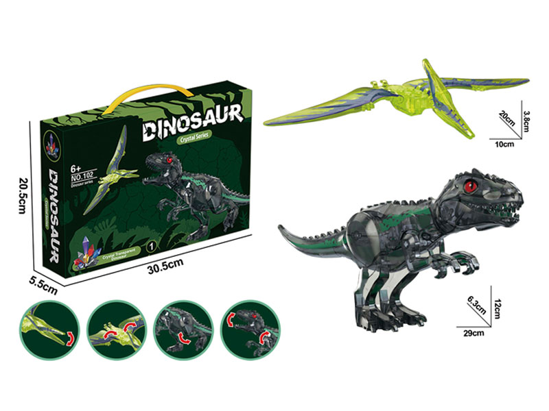 Diy Crystal Dinosaur toys