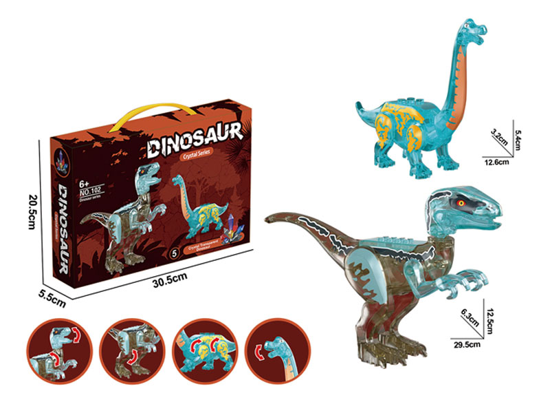 Diy Crystal Dinosaur toys