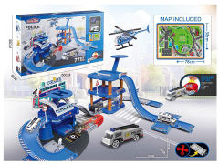 自装警察合金停车场