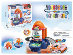 自装多功能变色城市洗车场