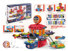 自装多功能变色城市洗车场