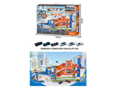 Diy Police Parking Lot toys