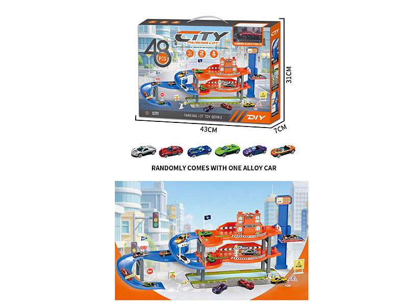 Diy Parking Lot Set toys