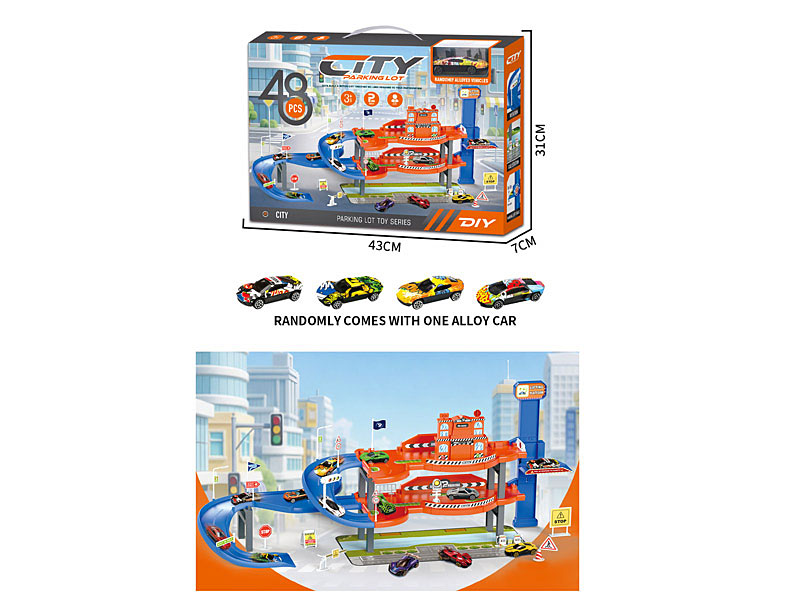 Diy Parking Lot Set toys