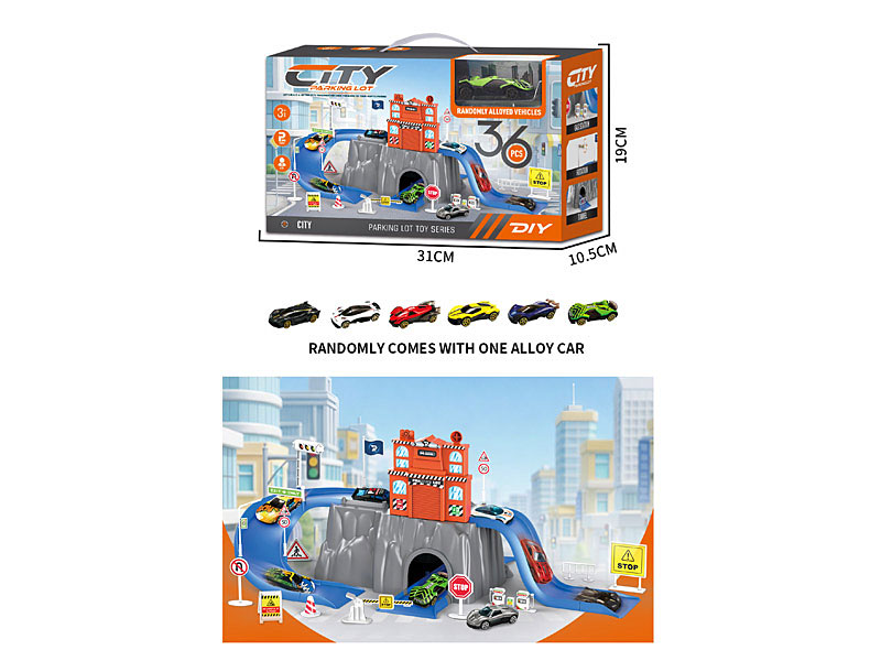 Diy Parking Lot Set toys