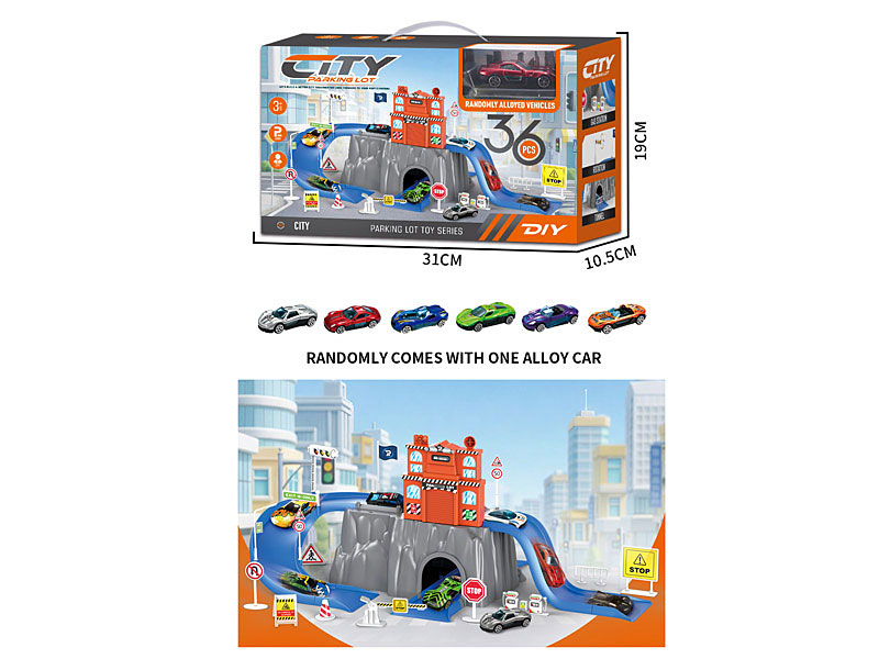 Diy Parking Lot Set toys