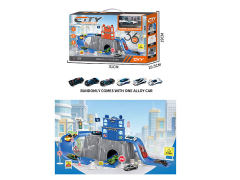 Diy Police Parking Lot toys