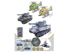 Diy Tank & Diy Helicopter(4in1) toys