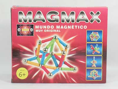 magnetic block(54stick30ball) toys