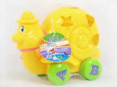 Pull Line Blocks Greedy Snail toys