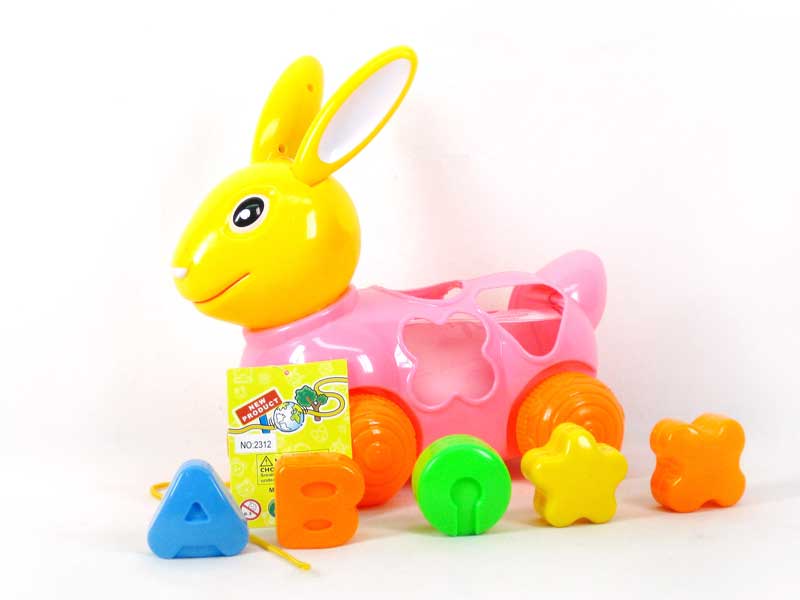 Drag Blocks Rabbit toys