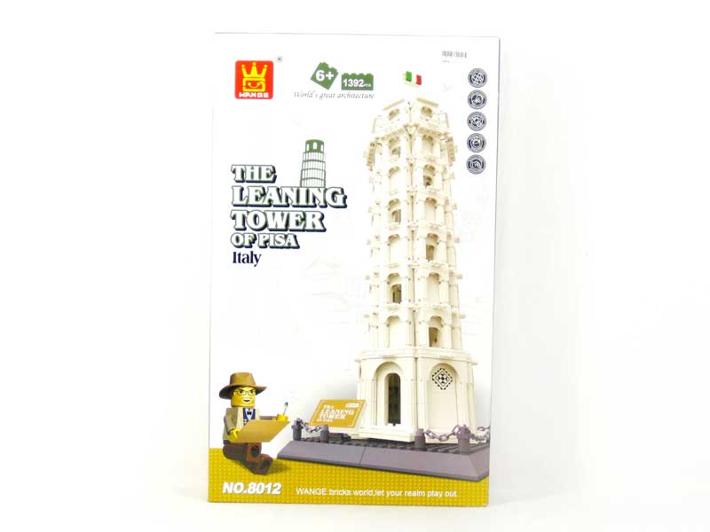 The Leaning Tower Of Pisa(1392pcs) toys