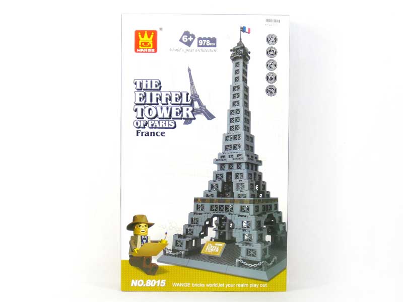 The Eiffel Tower Of Paris(978pcs) toys