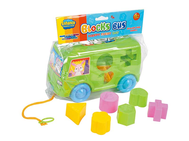 Building Block Bus toys