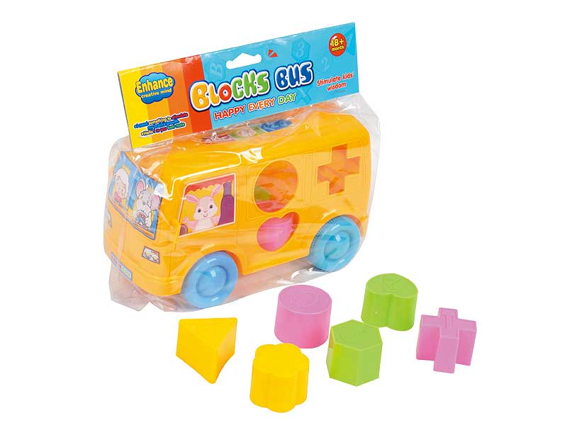 Frition Block Bus toys
