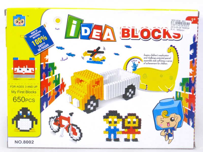 Blocks(650pcs) toys