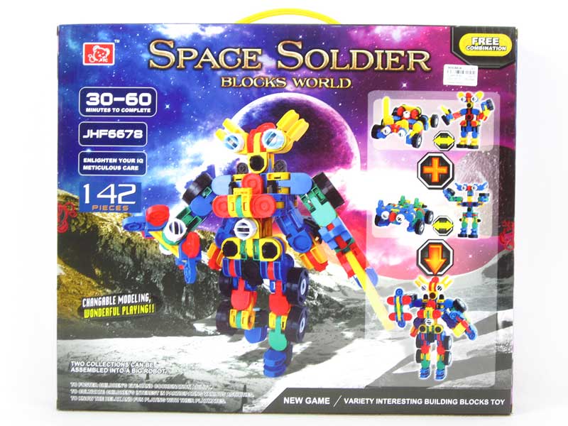 3D Blocks(142PCS) toys