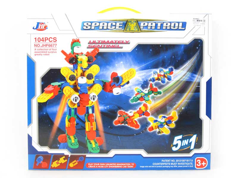 3D Blocks(104PCS) toys