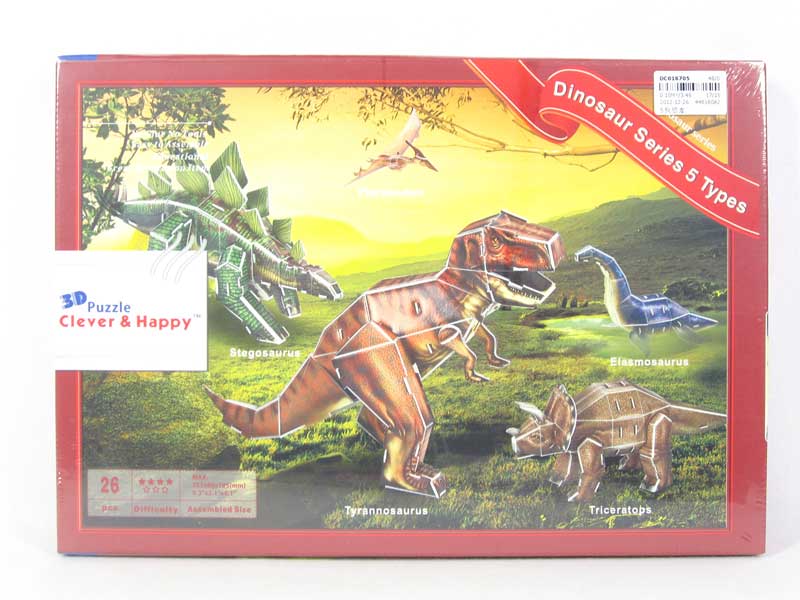 Dinosaur Series 5 Types toys