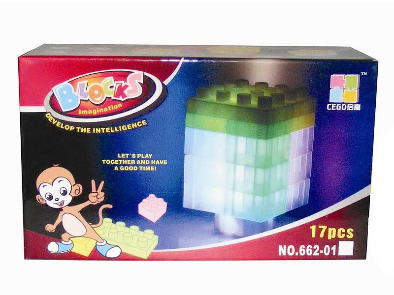 Blocks W/L(17pcs) toys