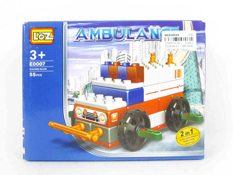 2in1 Blocks(55pcs) toys