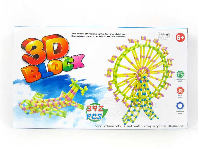 3D Blocks(392pcs) toys