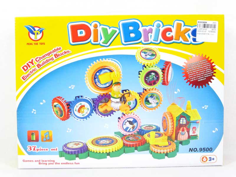 B/O Blocks W/M(37pcs) toys