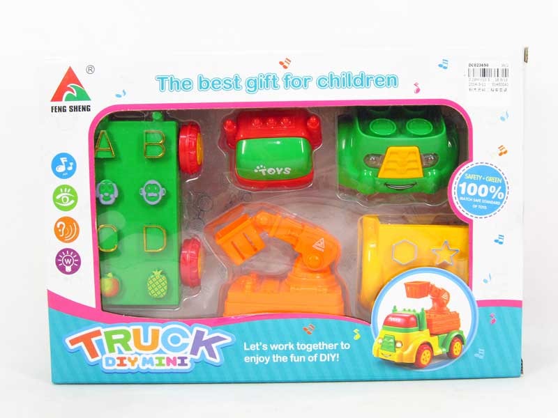 Block Construction Truck Set toys