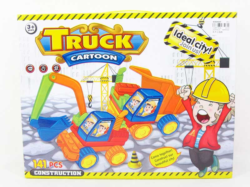 Block Construction Truck toys