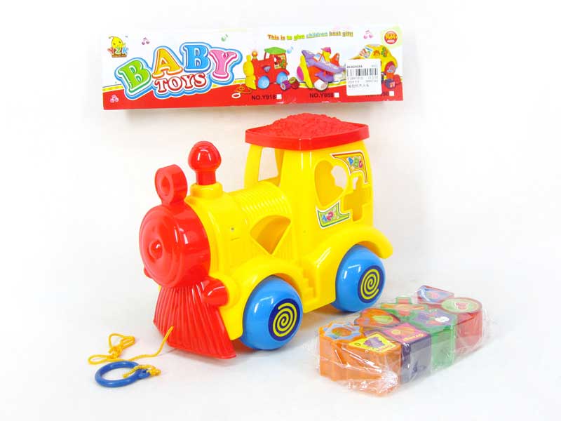 Free Wheel Block Train toys