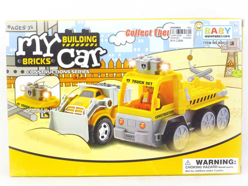 Block Construction Truck toys