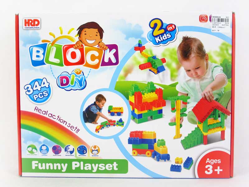 Blocks(344pcs) toys