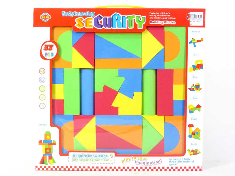 EVA Blocks(88pcs) toys