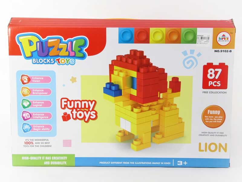 Blocks(87pcs) toys