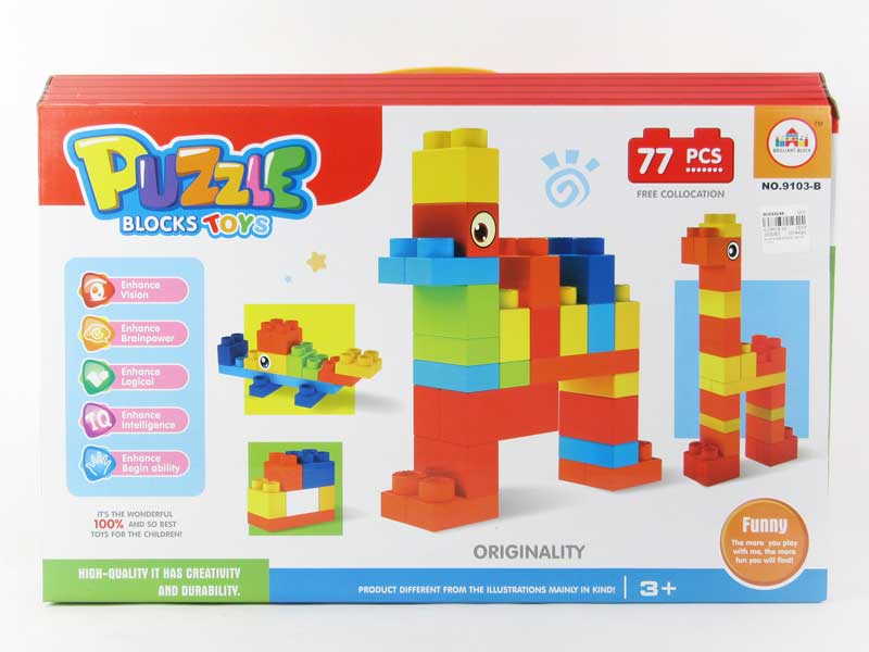 Blocks(77pcs) toys
