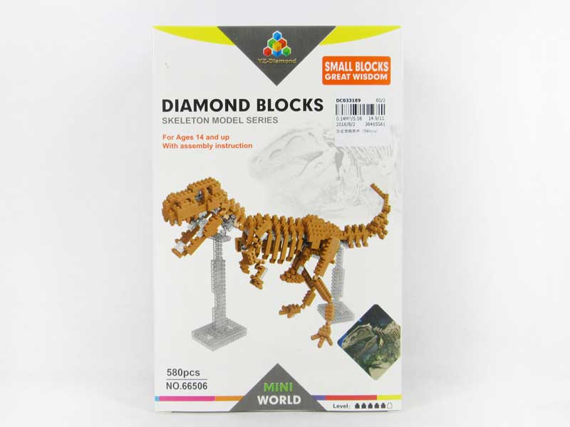 Dinosaur Skeleton Blocks(580pcs) toys