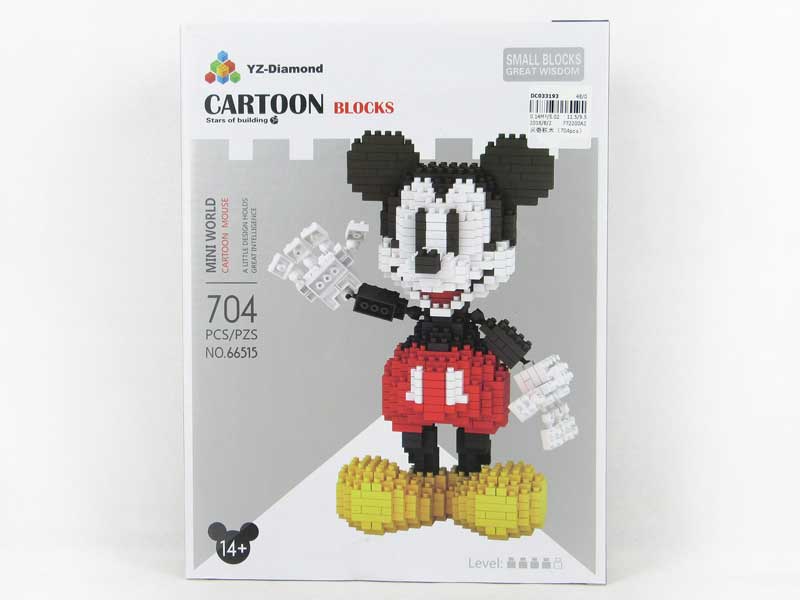 Mickey Blocks(704pcs) toys