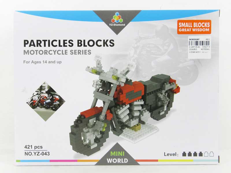 Motorcycle Blocks(421PCS) toys