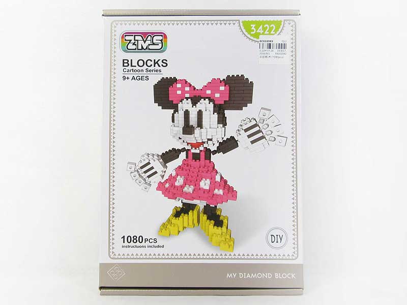 Blocks(1080pcs) toys