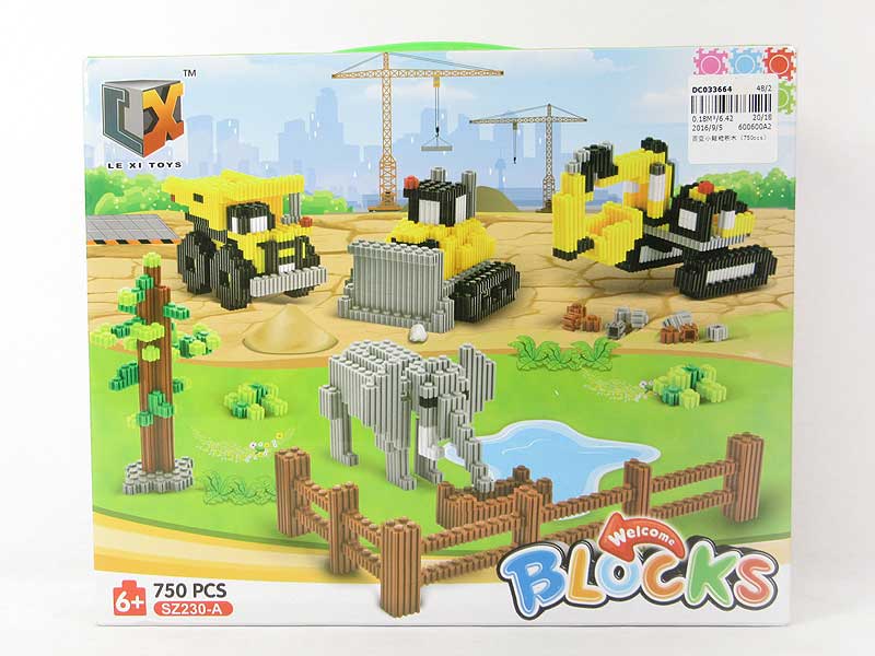 Blocks(750pcs) toys