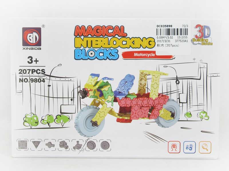 Blocks(207pcs) toys